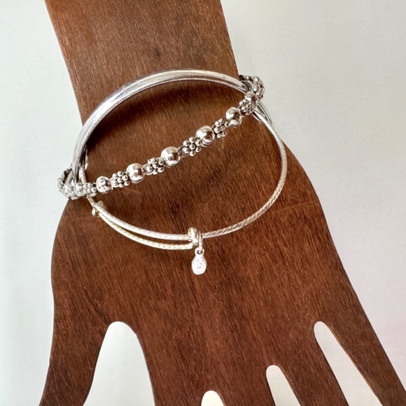 Bracelet Trio, Alex & Ani, 3 bangles - Picture 4 of 13